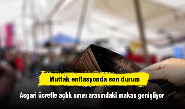 Asgari ücretle açlık sınırı arasındaki makas genişliyor