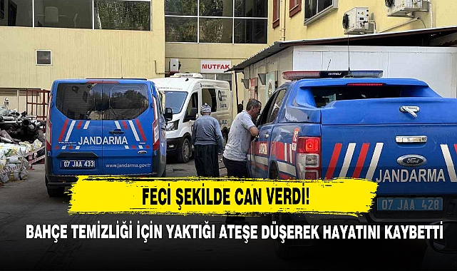 Bahçe Temizliği İçin Yaktığı Ateşe Düşerek Hayatını Kaybetti
