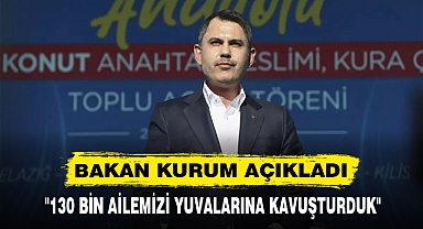 BAKAN KURUM AÇIKLADI
