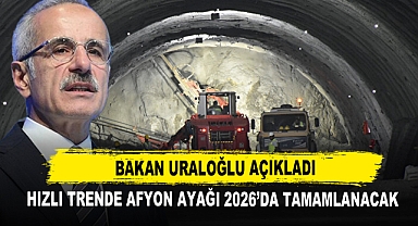 Bakan Uraloğlu Açıkladı Hızlı Trende Afyon Ayağı 2026’da Tamamlanacak