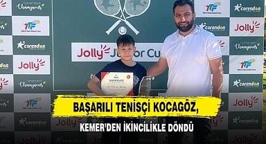 Başarılı Tenisçi Kocagöz, Kemer’den İkincilikle Döndü
