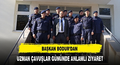 BAŞKAN BODUR’DAN UZMAN ÇAVUŞLAR GÜNÜNDE ANLAMLI ZİYARET