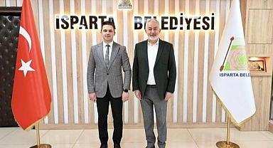 Başkan Çiçek, Isparta Belediye Başkanı Başdeğirmen’i Ziyaret Etti