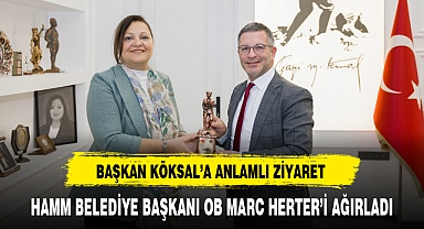 BAŞKAN KÖKSAL'A ANLAMLI ZİYARET