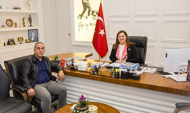 BAŞKAN KÖKSAL, FATİH MAHALLESİ MUHTARINI AĞIRLADI