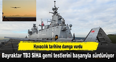 Bayraktar TB3 SİHA, TCG Anadolu'ya iki kez daha başarıyla iniş kalkış gerçekleştirdi