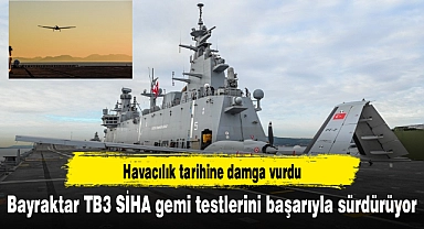 Bayraktar TB3 SİHA, TCG Anadolu'ya iki kez daha başarıyla iniş kalkış gerçekleştirdi