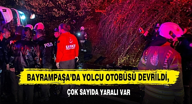 Bayrampaşa’da Yolcu Otobüsü Devrildi. Çok Sayıda Yaralı Var