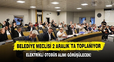 Belediye Meclisi 2 Aralık´ta Toplanıyor!
