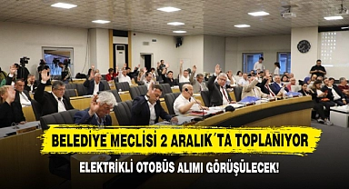 Belediye Meclisi 2 Aralık´ta Toplanıyor!