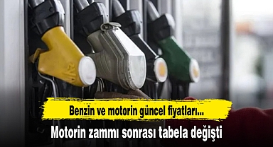 Benzin ve motorin güncel fiyatları