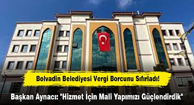 Bolvadin Belediyesi Vergi Borcunu Sıfırladı!  Başkan Aynacı: "Hizmet İçin Mali Yapımızı Güçlendirdik"