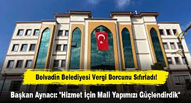 Bolvadin Belediyesi Vergi Borcunu Sıfırladı!  Başkan Aynacı: "Hizmet İçin Mali Yapımızı Güçlendirdik"