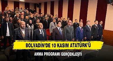 Bolvadin’de 10 Kasım Atatürk’ü Anma Programı Gerçekleşti