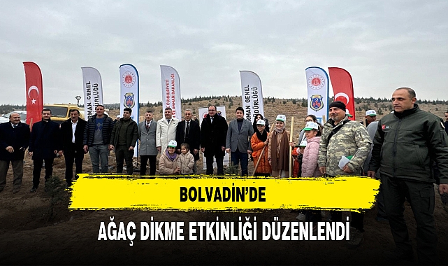 BOLVADİN’DE AĞAÇ DİKME ETKİNLİĞİ DÜZENLENDİ