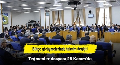 Bütçe görüşmelerinde takvim değişti
