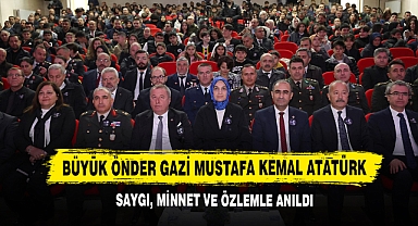 Büyük Önder Gazi Mustafa Kemal Atatürk Afyon'da Saygı ve Özlemle Anıldı