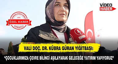 "ÇOCUKLARIMIZA ÇEVRE BİLİNCİ AŞILAYARAK GELECEĞE YATIRIM YAPIYORUZ"