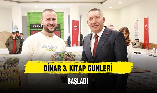 DİNAR 3. KİTAP GÜNLERİ BAŞLADI