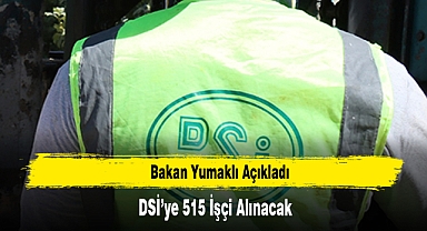 DSİ'ye 515 İşçi Alınacak
