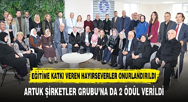 EĞİTİME KATKI VEREN HAYIRSEVERLER ONURLANDIRILDI