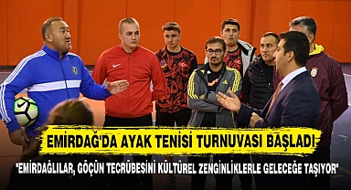 Emirdağ'da Ayak Tenisi Turnuvası Başladı