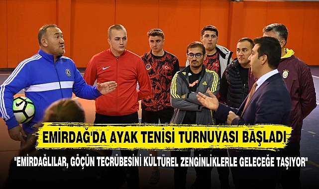 Emirdağ'da Ayak Tenisi Turnuvası Başladı