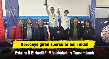 Eskrim İl Birinciliği Müsabakaları Tamamlandı: Dereceye giren sporcular belli oldu!