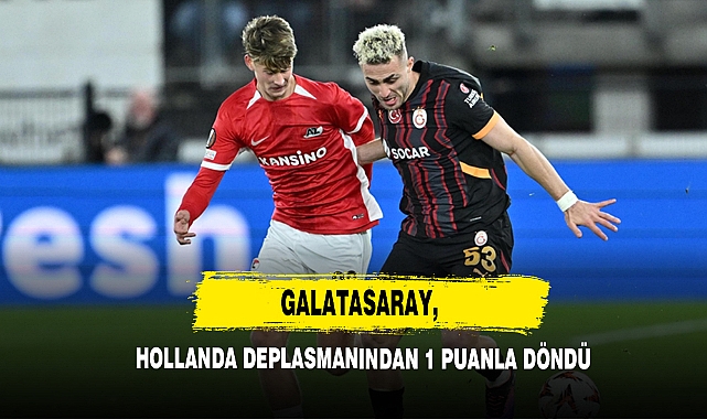Galatasaray, Hollanda Deplasmanından 1 Puanla Döndü