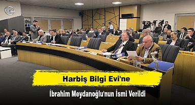 Harbiş Bilgi Evi'ne İbrahim Meydanoğlu'nun İsmi Verildi