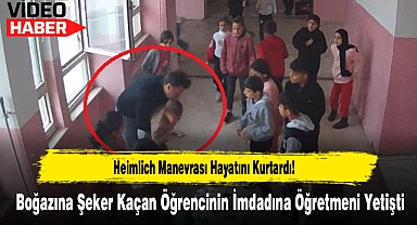 Heimlich Manevrası Hayatını Kurtardı!