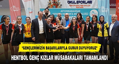 HENTBOL GENÇ KIZLAR MÜSABAKALARI TAMAMLANDI