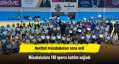 Hentbol müsabakaları sona erdi