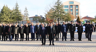 İHSANİYE’DE GAZİ MUSTAFA KEMAL ATATÜRK’Ü ANMA TÖRENİ DÜZENLENDİ