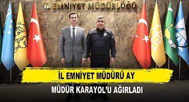 İl Emniyet Müdürü Ay Müdür Karayol’u Ağırladı