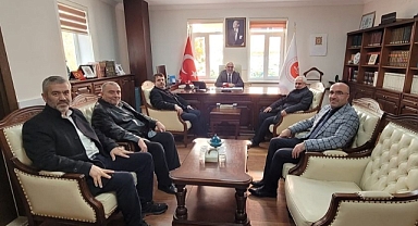 İl Müftüsü İmamoğlu Misafirlerini Ağırladı