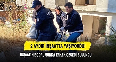 İnşaatın Bodrumunda Erkek Cesedi Bulundu