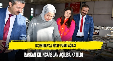 İscehisar'da Kitap Fuarı Açıldı Başkan Kılınçarslan Açılışa Katıldı