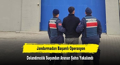 Jandarmadan Başarılı Operasyon! Dolandırıcılık Suçundan Aranan Şahıs Yakalandı