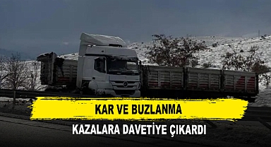 Kar ve Buzlanma Kazalara Davetiye Çıkardı