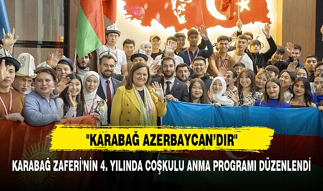 KARABAĞ ZAFERİ'NİN 4. YILINDA COŞKULU ANMA PROGRAMI DÜZENLENDİ