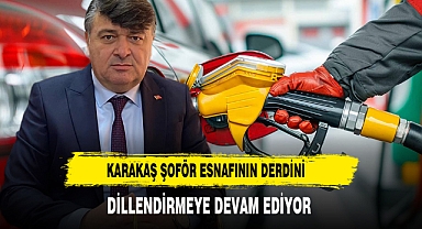Karakaş Şoför Esnafının Derdini Dillendirmeye Devam Ediyor