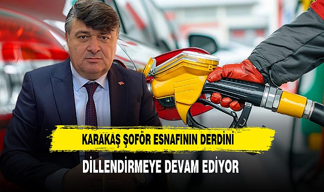 Karakaş Şoför Esnafının Derdini Dillendirmeye Devam Ediyor