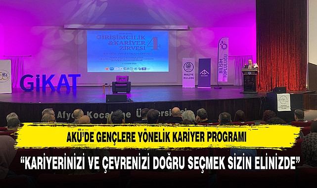 “Kariyerinizi ve Çevrenizi Doğru Seçmek Sizin Elinizde”