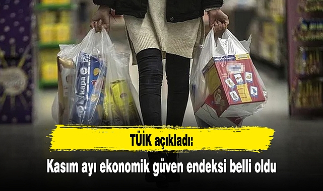 Kasım ayı ekonomik güven endeksi belli oldu