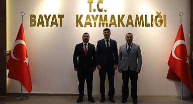 Kaymakam Öztürk Misafirlerini Ağırladı