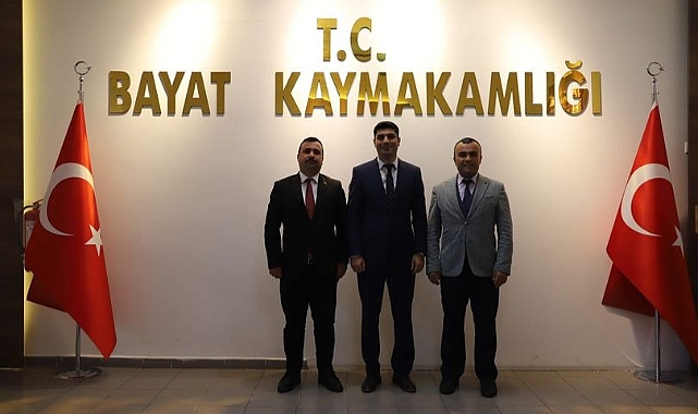 Kaymakam Öztürk Misafirlerini Ağırladı