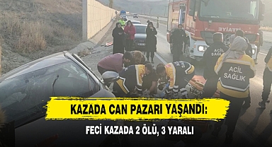 Kazada Can Pazarı Yaşandı: Feci Kazada 2 Ölü, 3 Yaralı