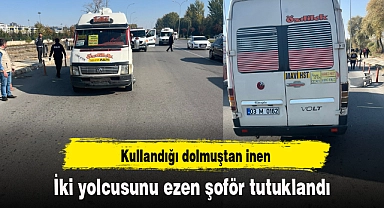 Kullandığı dolmuştan inen iki yolcusunu ezen şoför tutuklandı