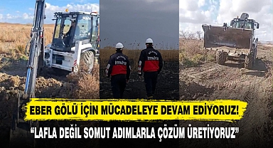 “LAFLA DEĞİL SOMUT ADIMLARLA ÇÖZÜM ÜRETİYORUZ”